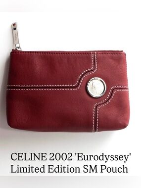 CELINE 2002 'Eurodyssey' Limited Edition SM Pouch